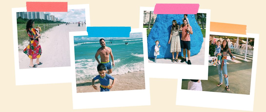 Assorted polaroids of family vacation in Miami Assorted polaroids of family vacation in Miami