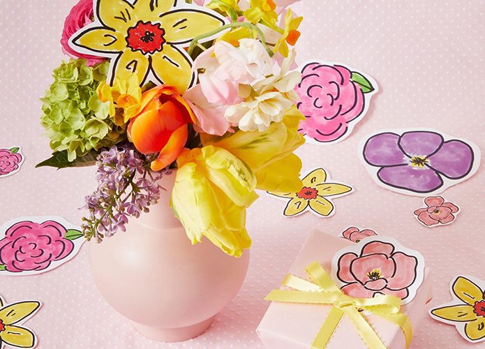 Easter flower arrangement