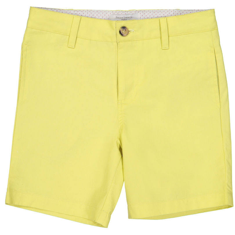 Jeannot Shorts, Lemon Yellow Jeannot Shorts, Lemon Yellow
