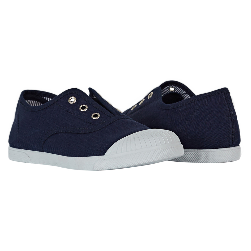 Canvas Slip on Sneaker, Navy Canvas Slip on Sneaker, Navy