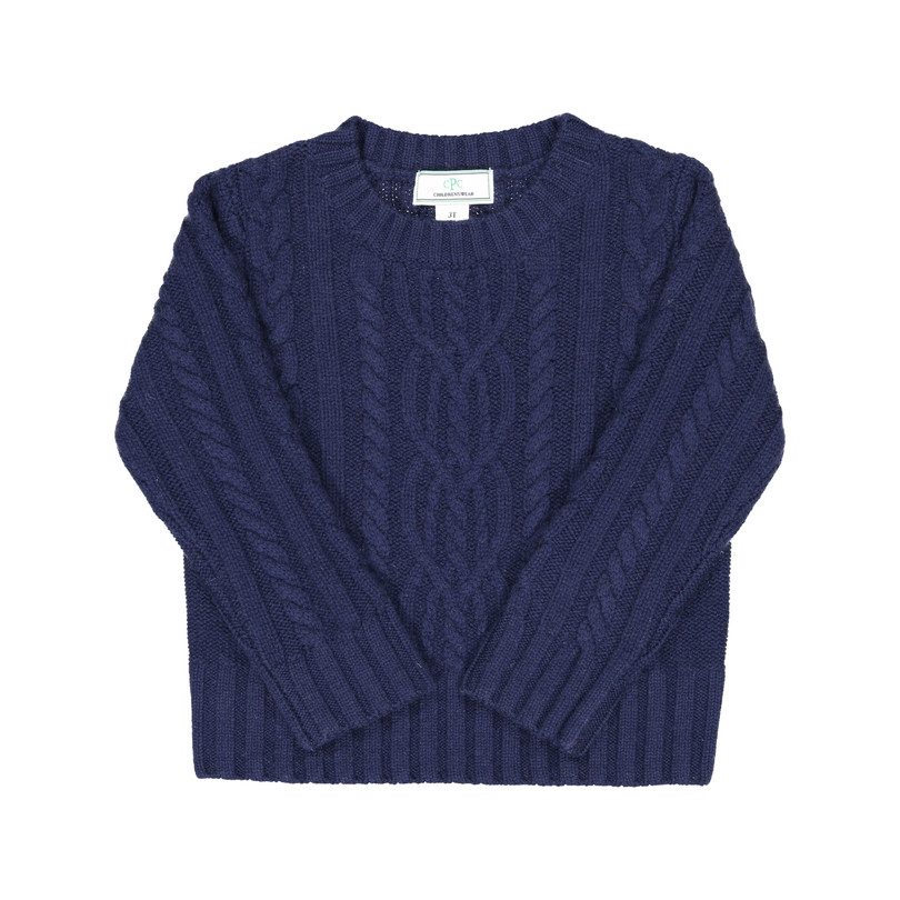Fishers Cable Sweater, Navy Fishers Cable Sweater, Navy