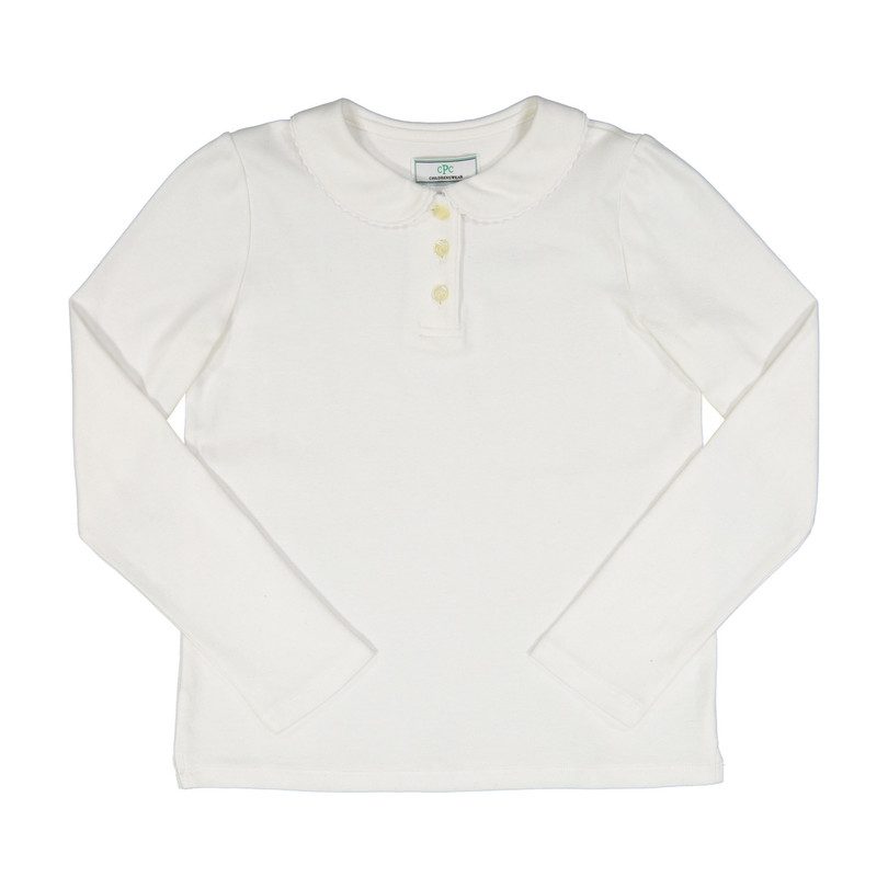 Sarah Polo Shirt, Bright White Sarah Polo Shirt, Bright White