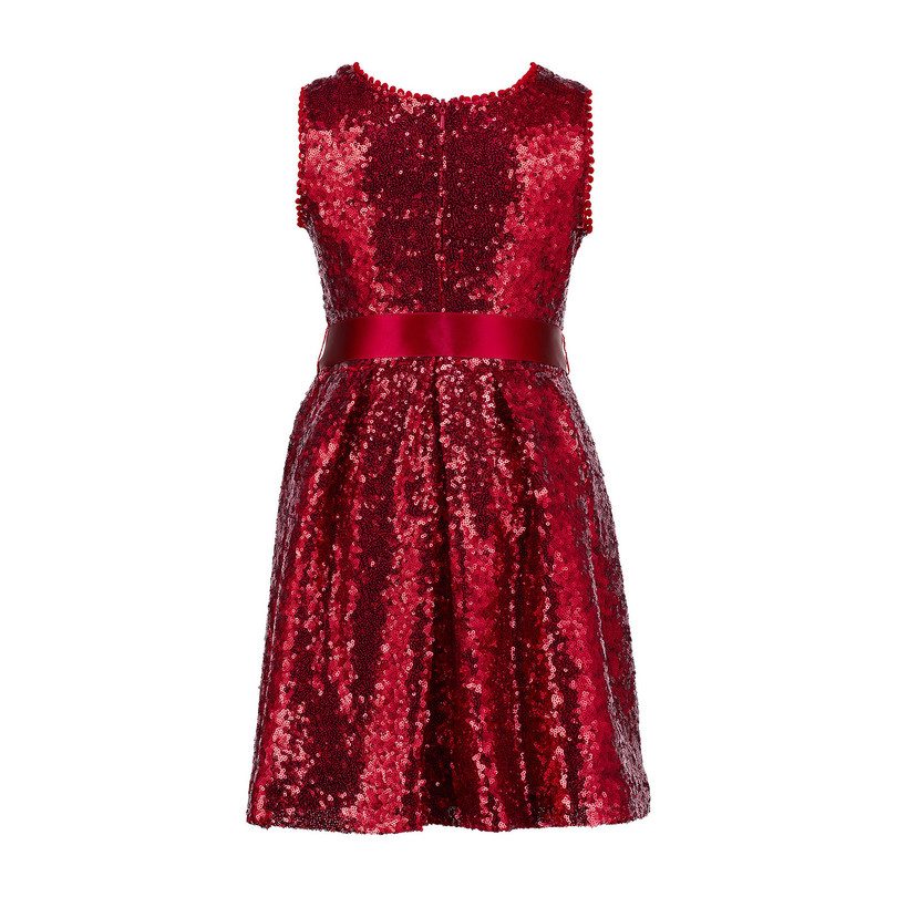 Sequin Dress, Red Sequin Dress, Red
