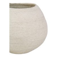 Bola Cotton Basket, Ivory