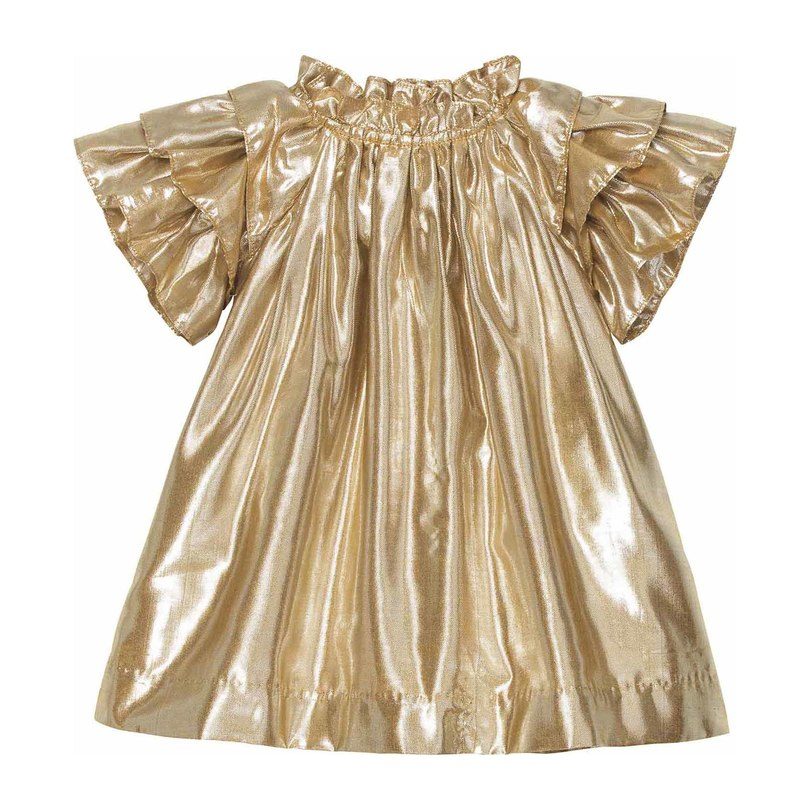 Opal Dress, Honey Lame Opal Dress, Honey Lame