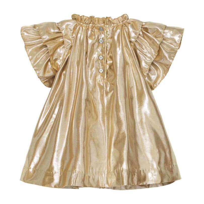 Opal Dress, Honey Lame Opal Dress, Honey Lame