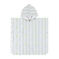 Kai Poncho, Soft Blue/Island Green