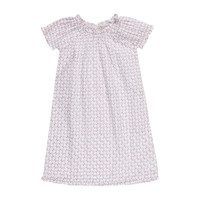 Joaquima Nightdress, Soft Blue/Light Plum