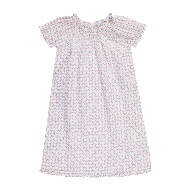 Joaquima Nightdress, Soft Blue/Light Plum Joaquima Nightdress, Soft Blue/Light Plum