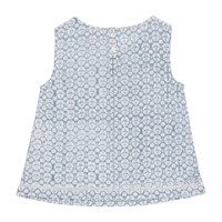 Posie Pajama Set, Soft Blue