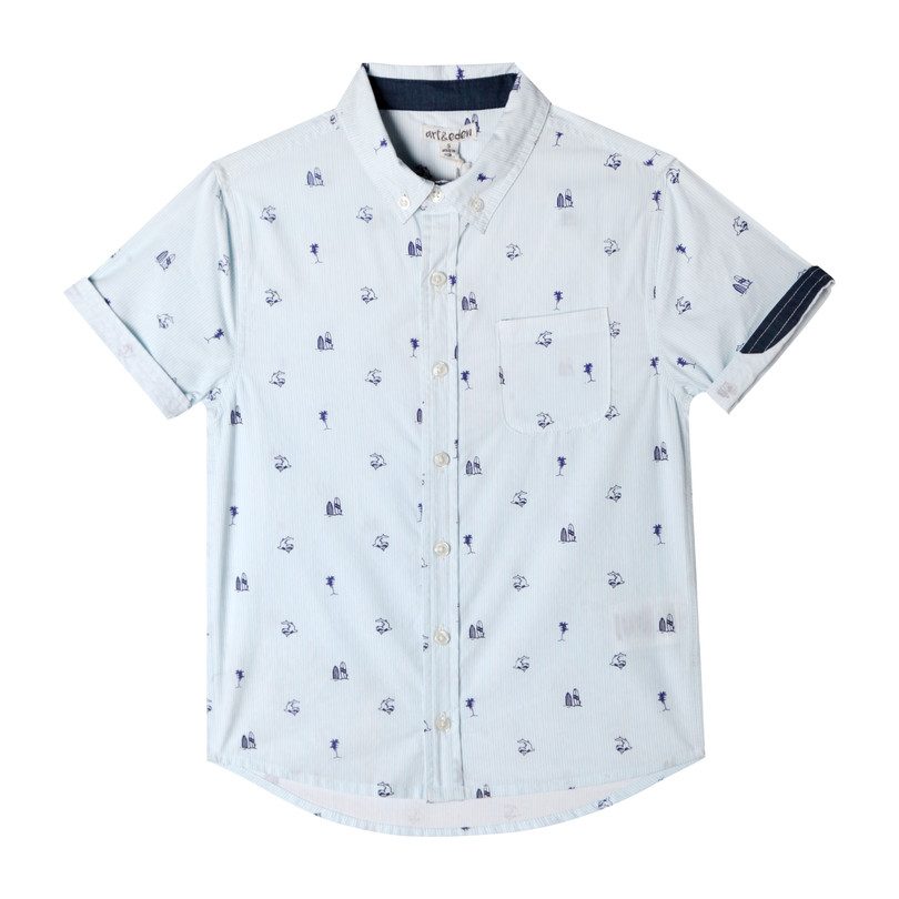 Mini Parker Shirt, Surfer Paradise Mini Parker Shirt, Surfer Paradise