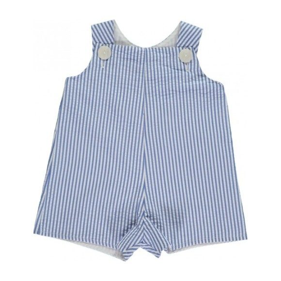 Croque Monsieur Dungarees, Blue Stripes Croque Monsieur Dungarees, Blue Stripes