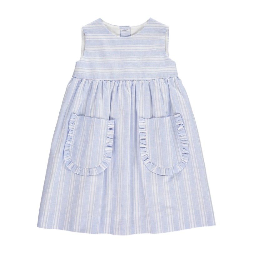 Lea Dress, Blue Stripes Lea Dress, Blue Stripes