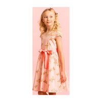 Cotton Butterfly Party Dress, Pink
