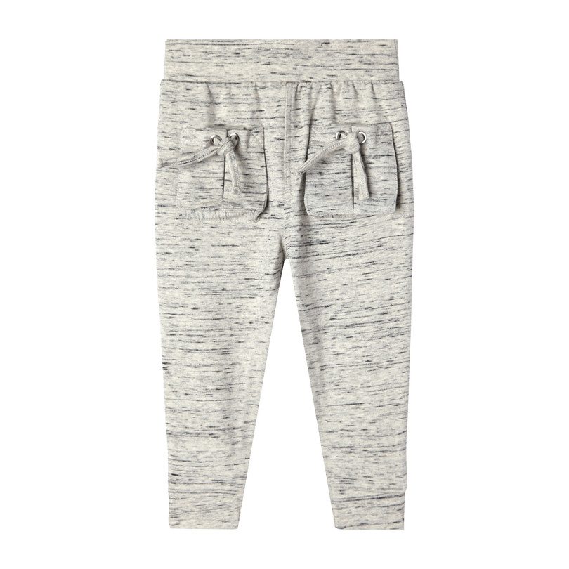 Mini Aubrey Tie Pocket Sweatpant, Melange Mini Aubrey Tie Pocket Sweatpant, Melange