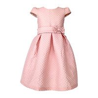 Twinkle Jacquard Party Dress, Pink