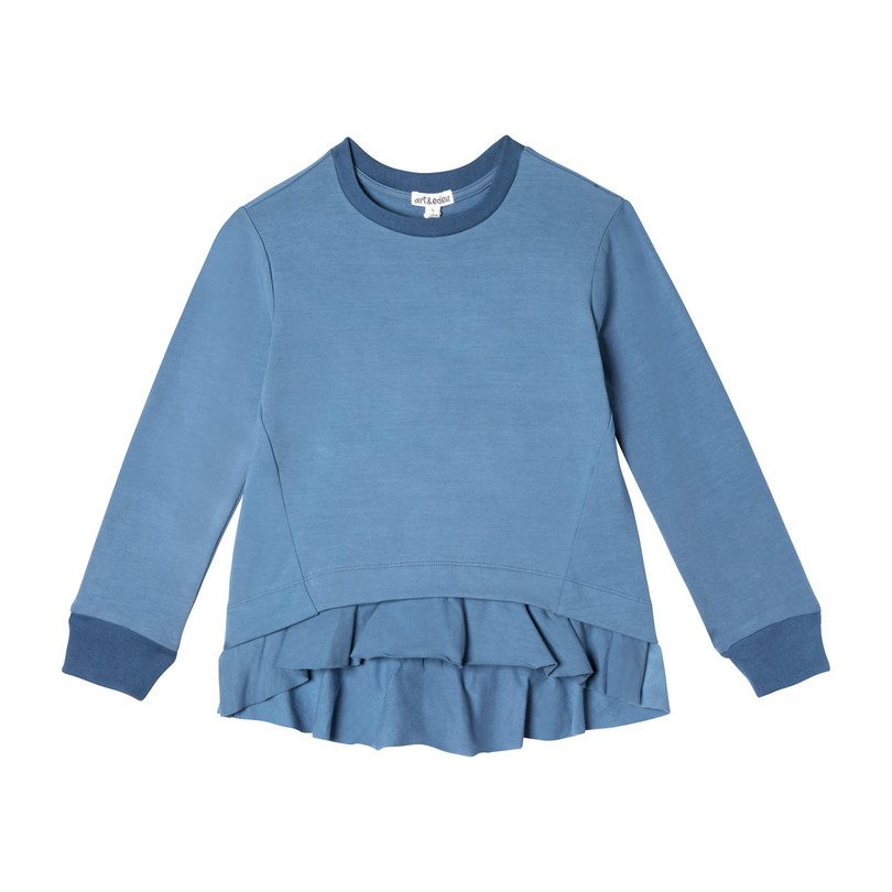Mini Lydia Tee, Aegean Blue Mini Lydia Tee, Aegean Blue