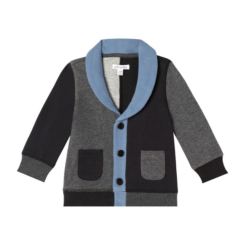 Mini Pierre Jacket, Black and Blue Mini Pierre Jacket, Black and Blue