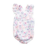 Muslin Ruffle Sunsuit, Unicorn