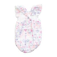 Muslin Ruffle Sunsuit, Unicorn
