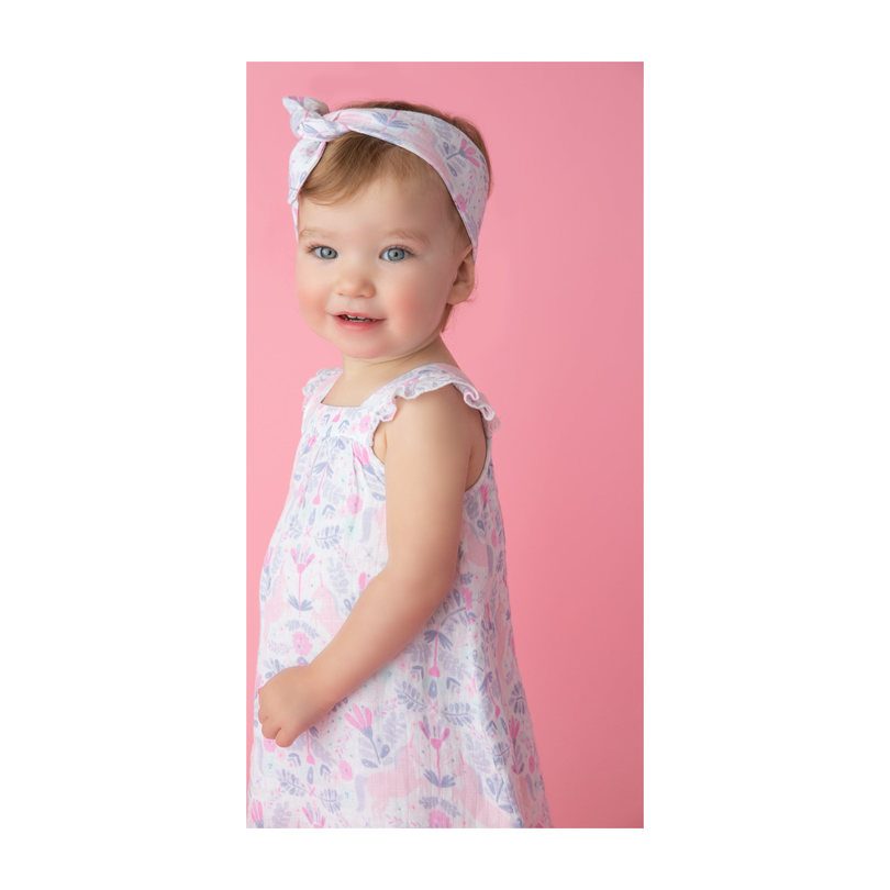 Muslin Sundress, Unicorn Muslin Sundress, Unicorn