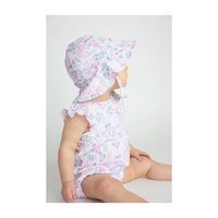 Muslin Ruffle Sunsuit, Unicorn