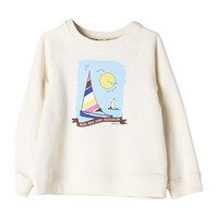 Sailboat Sweatshirt, Yellow