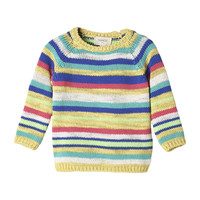Multicolor Striped Baby Sweater