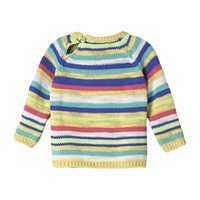 Multicolor Striped Baby Sweater