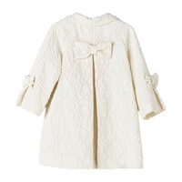 Jacquard Coat, Ivory