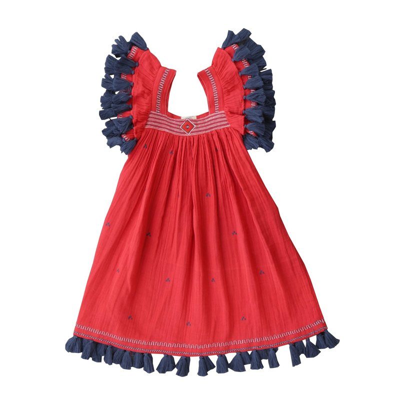 Serena Dress, Red Blaze Serena Dress, Red Blaze