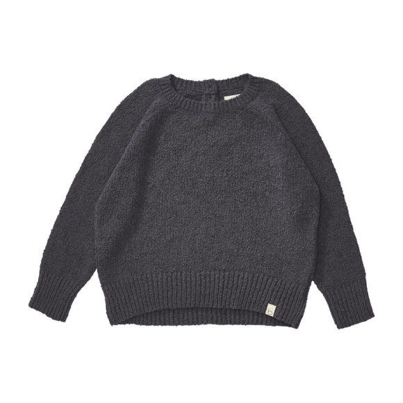 *Exclusive* Boucle Pullover, Blue Grey *Exclusive* Boucle Pullover, Blue Grey