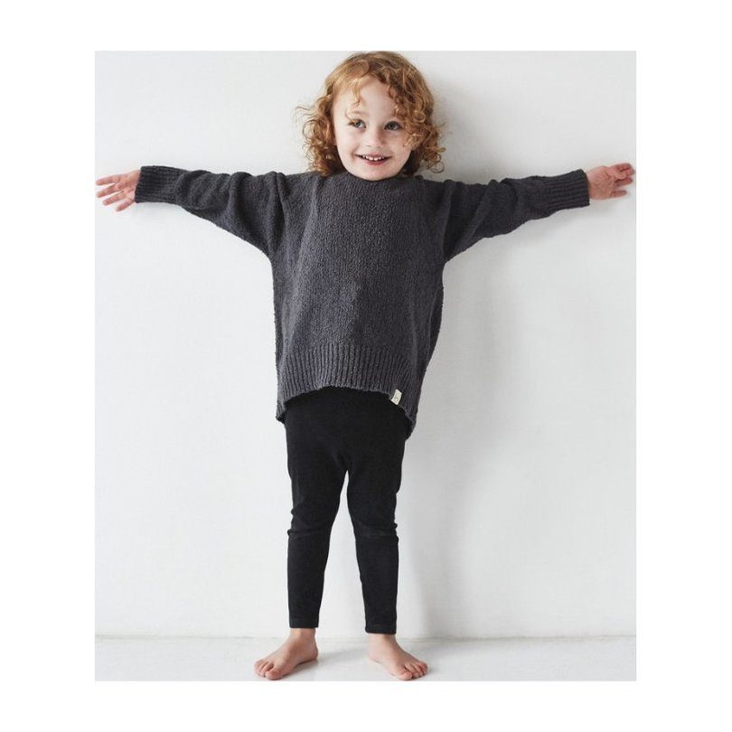 *Exclusive* Boucle Pullover, Blue Grey *Exclusive* Boucle Pullover, Blue Grey