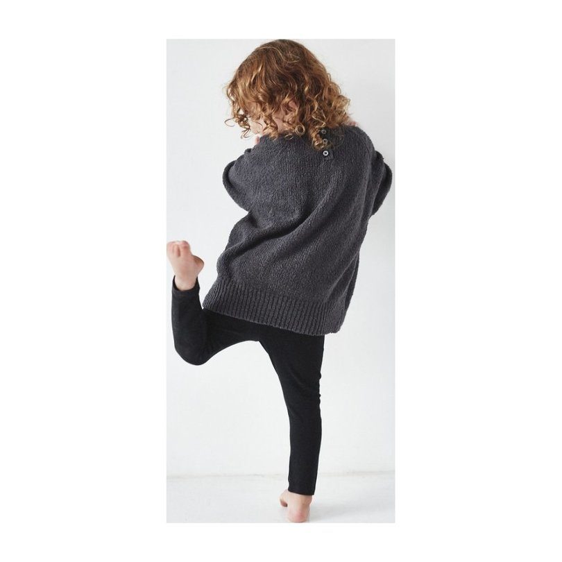 *Exclusive* Boucle Pullover, Blue Grey *Exclusive* Boucle Pullover, Blue Grey