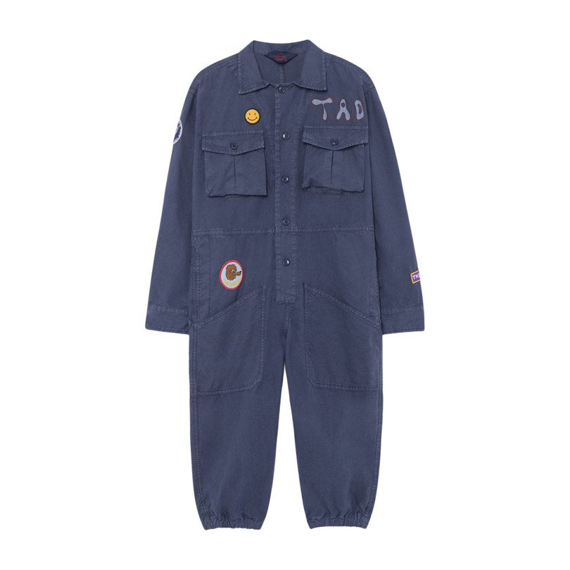 Grasshopper Jumpsuit, Blue Landscape Grasshopper Jumpsuit, Blue Landscape