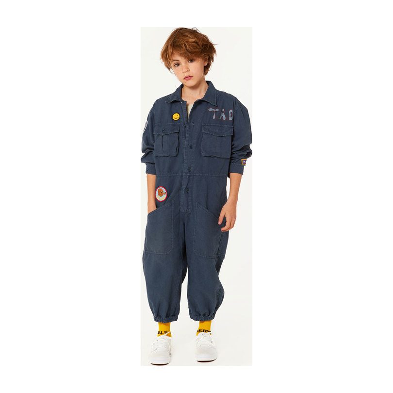 Grasshopper Jumpsuit, Blue Landscape Grasshopper Jumpsuit, Blue Landscape