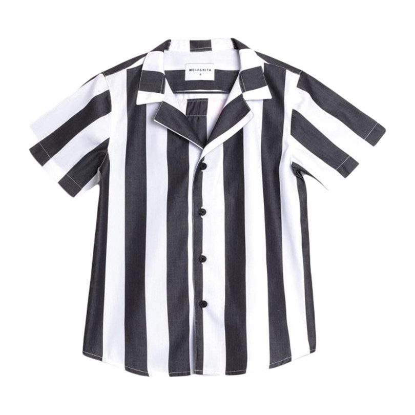 Bruno Shirt, White Stripes Bruno Shirt, White Stripes