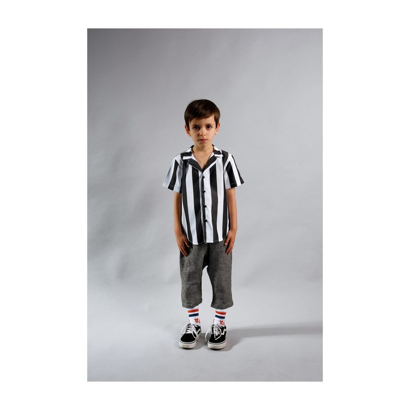 Bruno Shirt, White Stripes Bruno Shirt, White Stripes