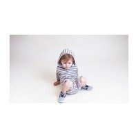 Reversible Hooded Raglan, Stripes