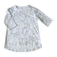 3/4 Sleeve Tunic, White