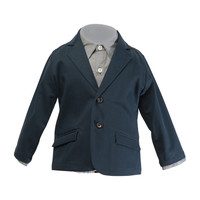 Huckleberry Twill Blazer, Soft Navy