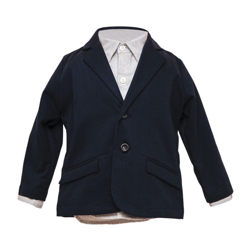 Huckleberry Blazer, Navy Twill Huckleberry Blazer, Navy Twill