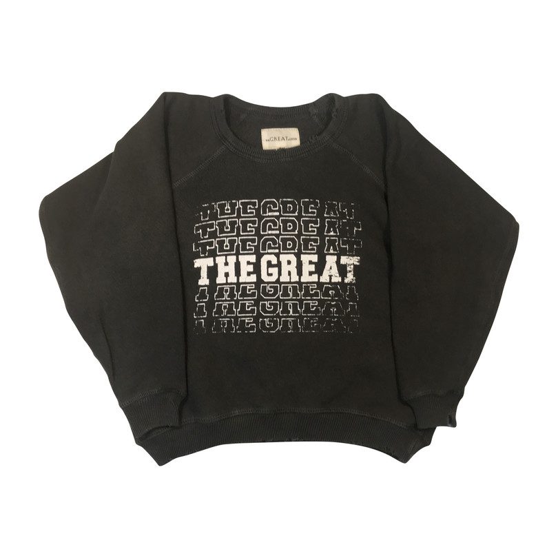 the great college sweatshirt washed black