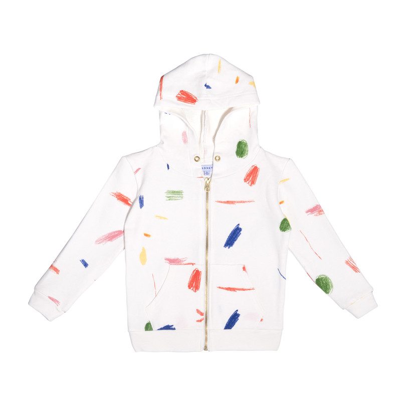 Hoodie, Multi Doodle Hoodie, Multi Doodle