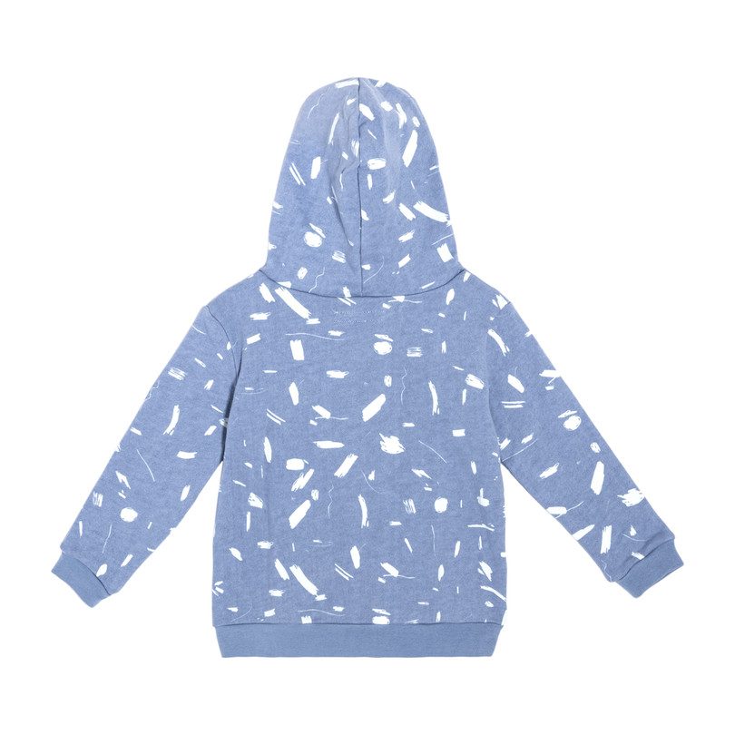 Hoodie, Blue Doodle Hoodie, Blue Doodle