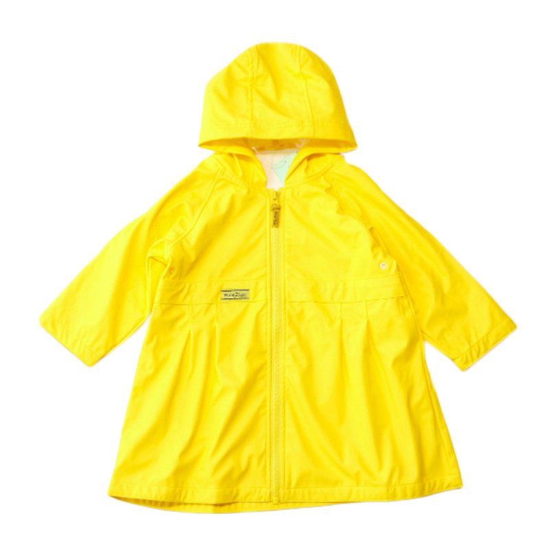 Raincoat, Solid Yellow - Outerwear - Maisonette