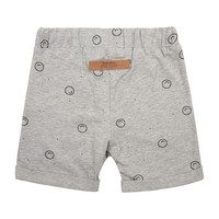 Happy Faces Knit Short, Grey