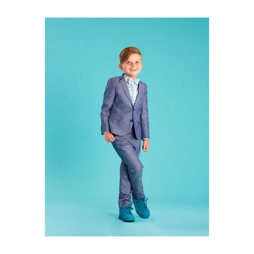 Two-Piece Suit Set, Navy Two-Piece Suit Set, Navy