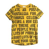 Sebastio Tee, Yellow Alphabet Soup