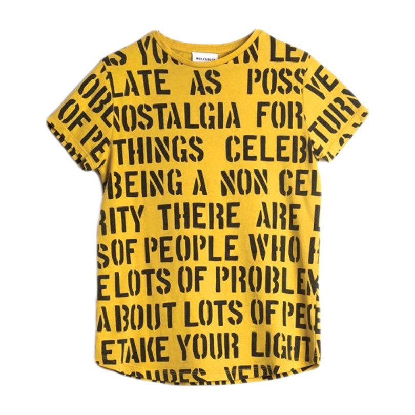 Sebastio Tee, Yellow Alphabet Soup Sebastio Tee, Yellow Alphabet Soup